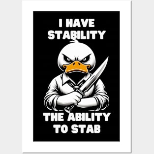 I Have Stability Posters and Art